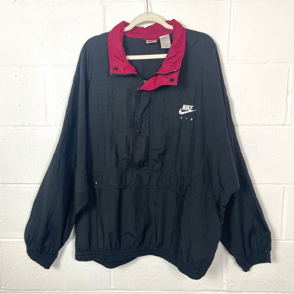Vintage 80s 90s Men's Nike Air Windbreaker Pullover Streetwear Sport Running 2XL